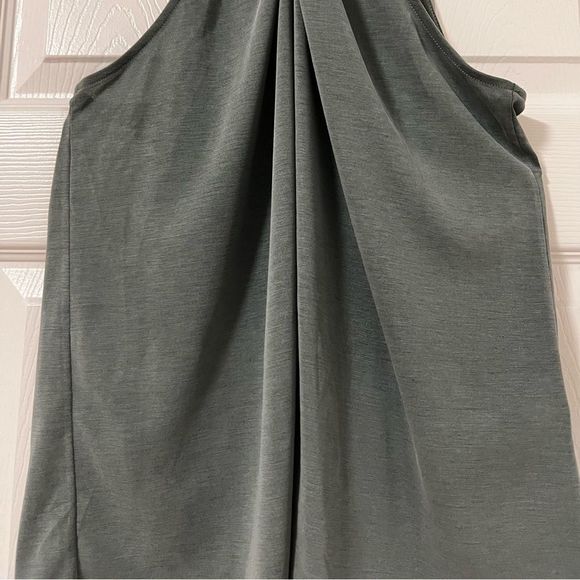 Green Envelope Dark Gray Tank Top - Picture 3 of 7